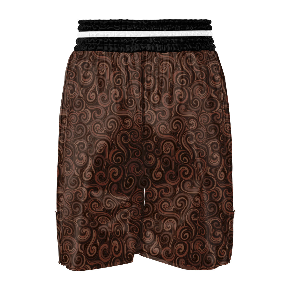 Chocolate Texture Brown Print Pattern Boxing Shorts-grizzshop