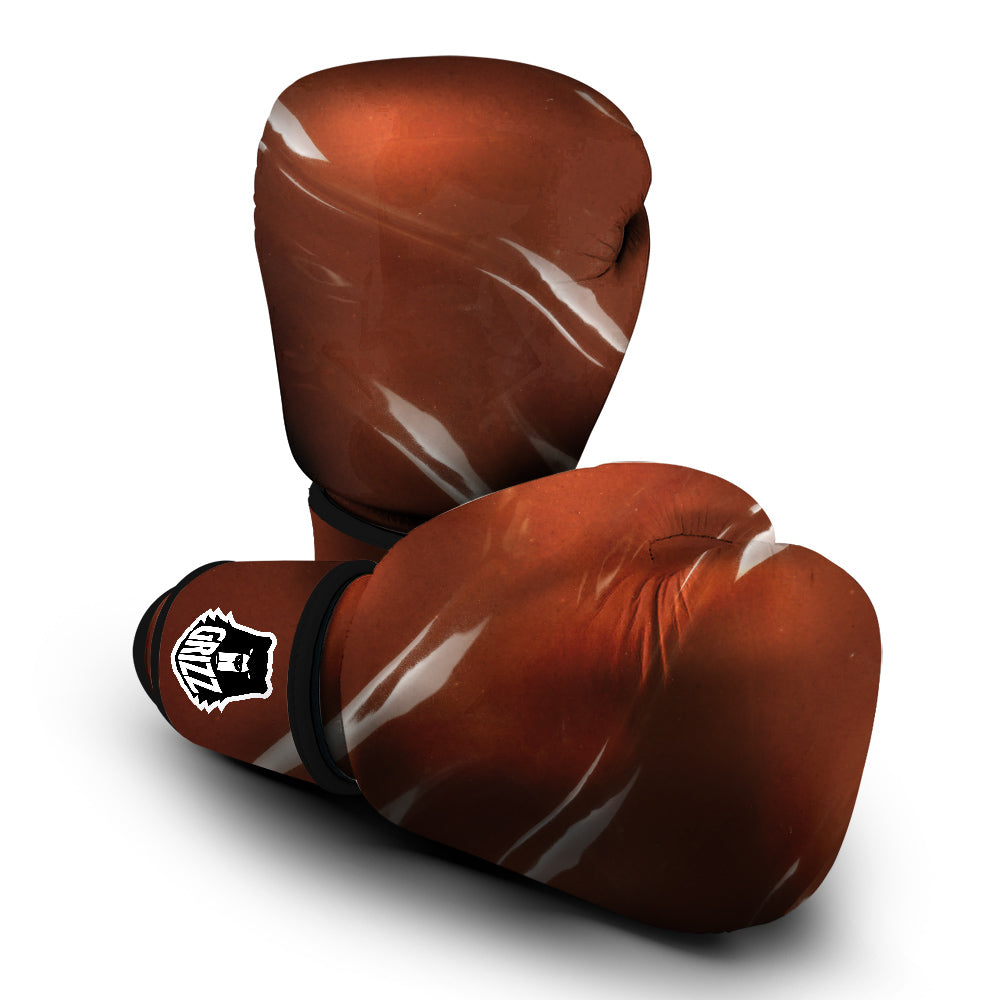 Chocolate Texture Print Boxing Gloves-grizzshop