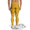 Chow chow And Yellow Print Pattern Men's Leggings-grizzshop