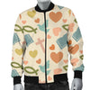 Christian Bible Pattern Print Men's Bomber Jacket-grizzshop