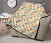 Christian Bible Pattern Print Quilt-grizzshop