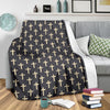 Christian Cross Pattern Print Blanket-grizzshop