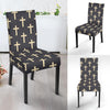 Christian Cross Pattern Print Chair Cover-grizzshop