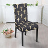 Christian Cross Pattern Print Chair Cover-grizzshop