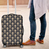 Christian Cross Pattern Print Luggage Cover Protector-grizzshop