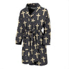 Christian Cross Pattern Print Men Long Robe-grizzshop