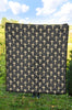 Christian Cross Pattern Print Quilt-grizzshop