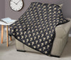 Christian Cross Pattern Print Quilt-grizzshop