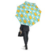 Christian Dove Pattern Print Automatic Foldable Umbrella-grizzshop