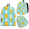 Christian Dove Pattern Print Backpack-grizzshop