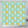 Christian Dove Pattern Print Bathroom Shower Curtain-grizzshop