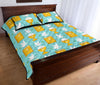 Christian Dove Pattern Print Bed Set Quilt-grizzshop