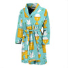 Christian Dove Pattern Print Men Long Robe-grizzshop