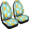 Christian Dove Pattern Print Universal Fit Car Seat Covers-grizzshop