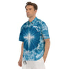 Christian Holy Cross Shiny Print Men's Short Sleeve Shirts-grizzshop