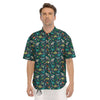 Christmas Animals Fun Print Pattern Men's Short Sleeve Shirts-grizzshop