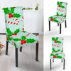 Christmas Candy Cane Pattern Print Chair Cover-grizzshop