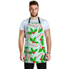 Christmas Candy Cane Pattern Print Men's Apron-grizzshop