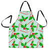 Christmas Candy Cane Pattern Print Men's Apron-grizzshop