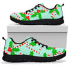 Christmas Candy Cane Pattern Print Sneaker Shoes For Men Women-grizzshop