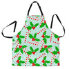 Christmas Candy Cane Pattern Print Women's Apron-grizzshop