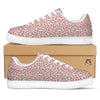Christmas Candy Print Pattern White Low Top Sneakers-grizzshop