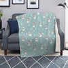 Christmas Cat Print Blanket-grizzshop