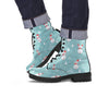 Christmas Cat Print Men's Boots-grizzshop