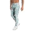 Christmas Cat Print Men's Leggings-grizzshop