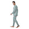 Christmas Cat Print Men's Pajamas-grizzshop