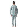 Christmas Cat Print Men's Pajamas-grizzshop