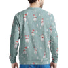 Christmas Cat Print Men's Sweatshirt-grizzshop