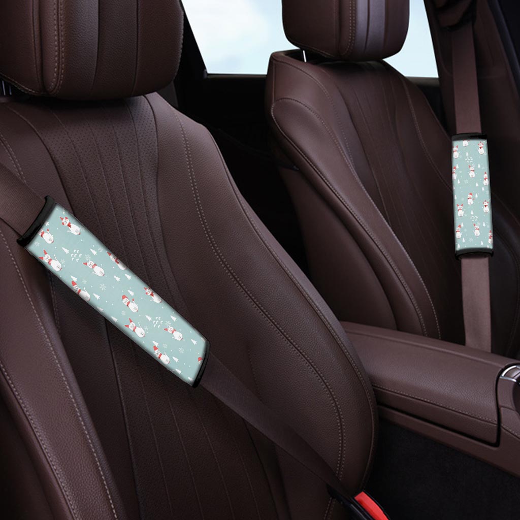 Christmas Cat Print Seat Belt Cover-grizzshop
