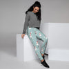 Christmas Cat Print Women's Joggers-grizzshop