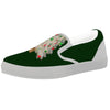 Christmas Decorated Tree Print White Slip On Shoes-grizzshop