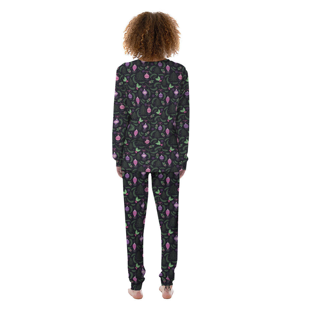 Christmas Decoration Print Pattern Women's Pajamas-grizzshop