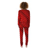 Christmas Dots White And Red Print Women's Pajamas-grizzshop