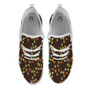 Christmas Lights Print Pattern White Athletic Shoes-grizzshop