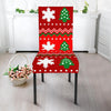 Christmas Pattern Print Chair Cover-grizzshop