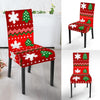 Christmas Pattern Print Chair Cover-grizzshop