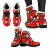 Christmas Pattern Print Comfy Winter Boots-grizzshop
