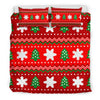 Christmas Pattern Print Duvet Cover Bedding Set-grizzshop