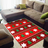 Christmas Pattern Print Floor Mat-grizzshop