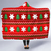 Christmas Pattern Print Hooded Blanket-grizzshop