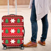 Christmas Pattern Print Luggage Cover Protector-grizzshop
