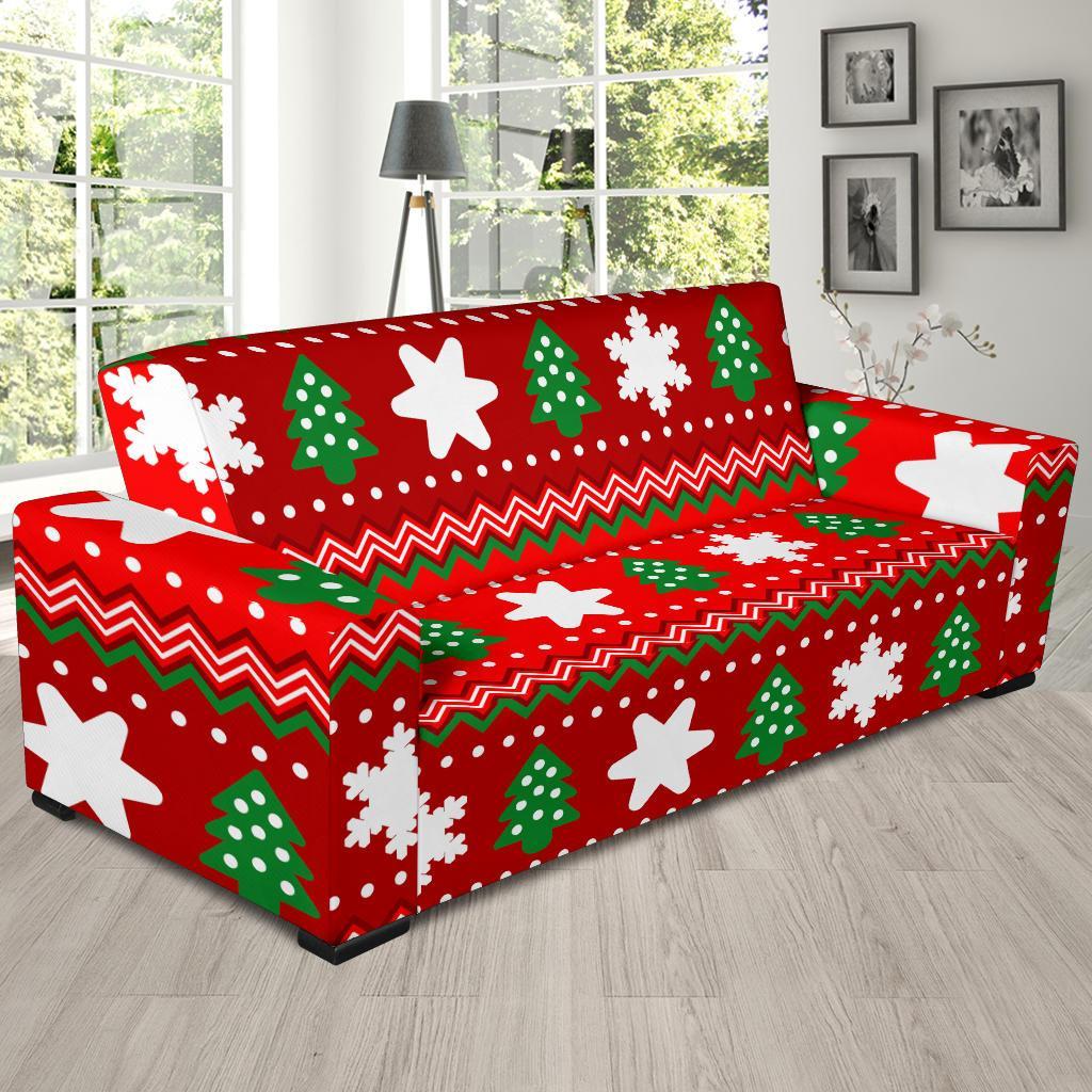 Christmas Pattern Print Sofa Covers-grizzshop