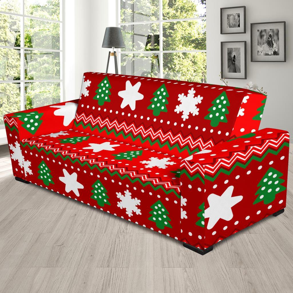 Christmas Pattern Print Sofa Covers-grizzshop