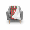 Christmas Pattern Print Throw Blanket-grizzshop