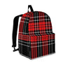 Christmas Red Plaid Scottish Backpack-grizzshop