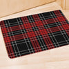 Christmas Red Plaid Scottish Door Mat-grizzshop